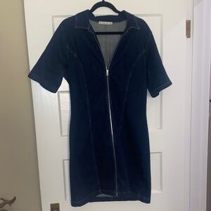 Abercrombie & Fitch Navy Denim Dress